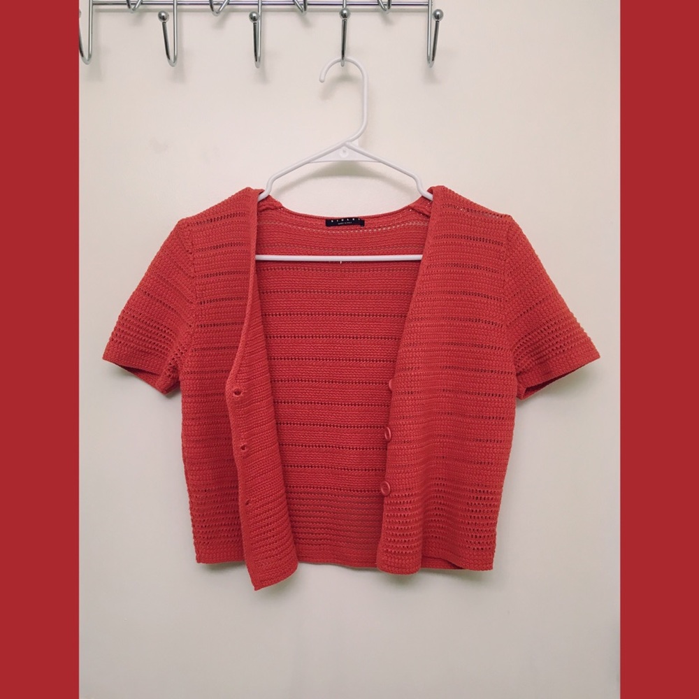 Sisley Italian button up sweater cardigan